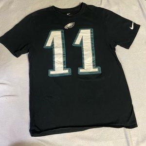 Nike NFL Seattle Seahawks Limited Jersey Fan College Navy/Fan T-Shirt #11 Wentz